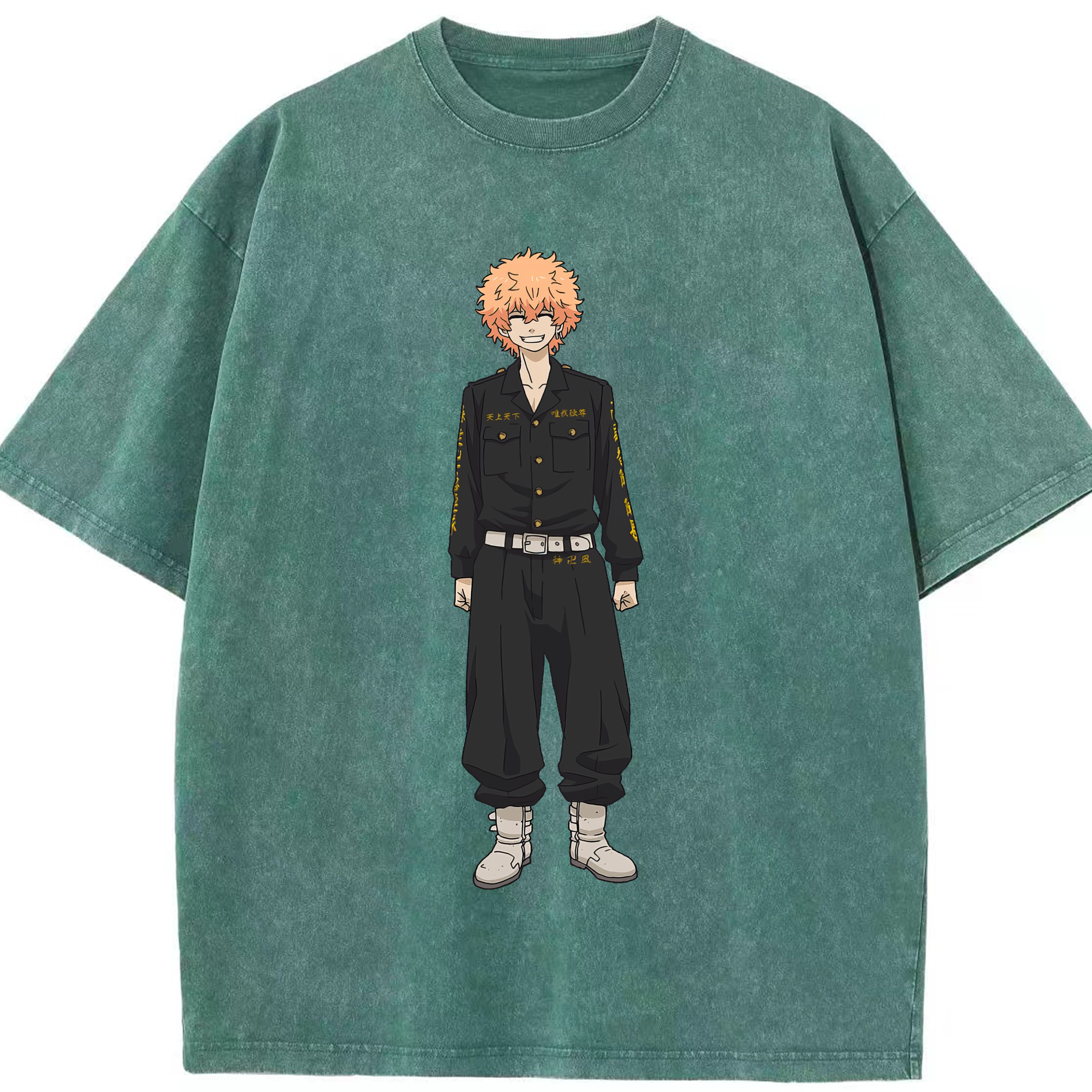（画像用） 東京リベンジャーズ Tokyo Revengers 綿100% ヴィンテージ風 半袖Tシャツ（フロントプリント）